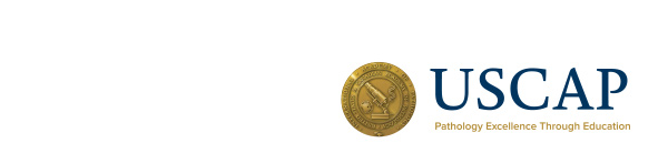 USCAP logo Pathology Excellence Through Education logo